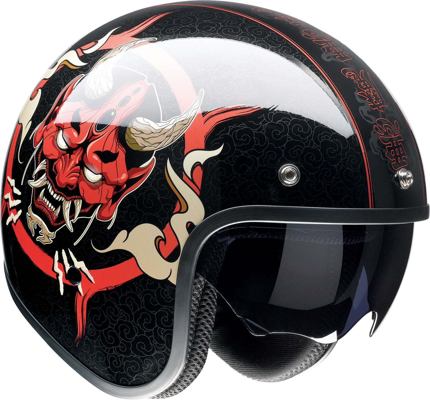 Z1R Saturn Helmet - Devilish - Gloss Black/Red - XS 0104-2876