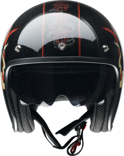 Z1R Saturn Helmet - Devilish - Gloss Black/Red - XS 0104-2876