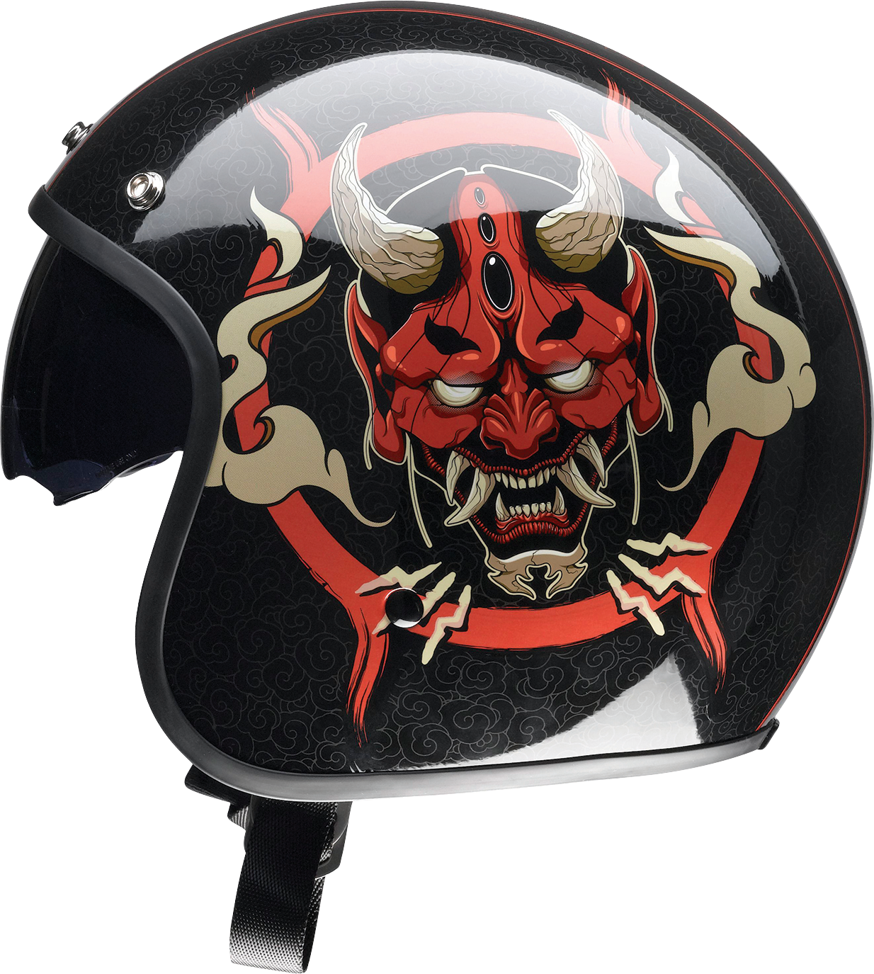 Z1R Saturn Helmet - Devilish - Gloss Black/Red - Large 0104-2879