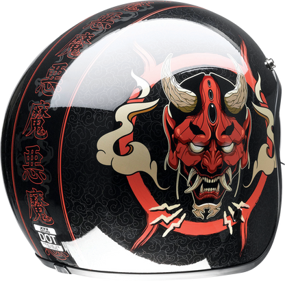 Z1R Saturn Helmet - Devilish - Gloss Black/Red - Medium 0104-2878
