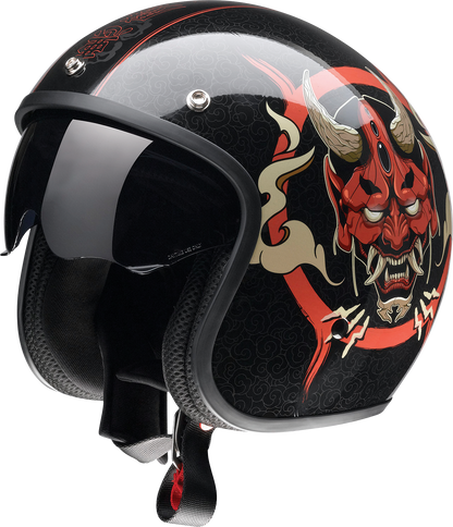 Z1R Saturn Helmet - Devilish - Gloss Black/Red - 2XL 0104-2881