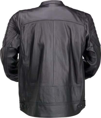 Z1R Widower Leather Jacket - Black - 4XL 2810-3975