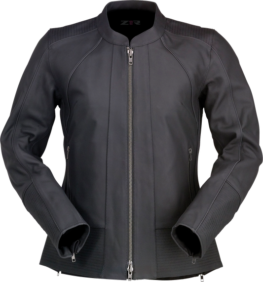 Z1R Women's Matchlock Leather Jacket - Black - 2W 2813-1031