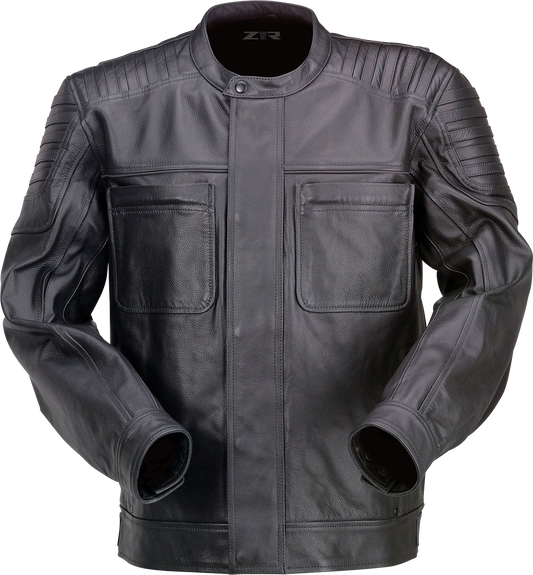 Z1R Widower Leather Jacket - Black - Medium 2810-3970