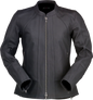 Z1R Women's Matchlock Leather Jacket - Black - Small 2813-1026