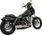 BASSANI XHAUST 2-into-1 Ripper Exhaust System with Super Bike Muffler - Stainless Steel 1D7SS