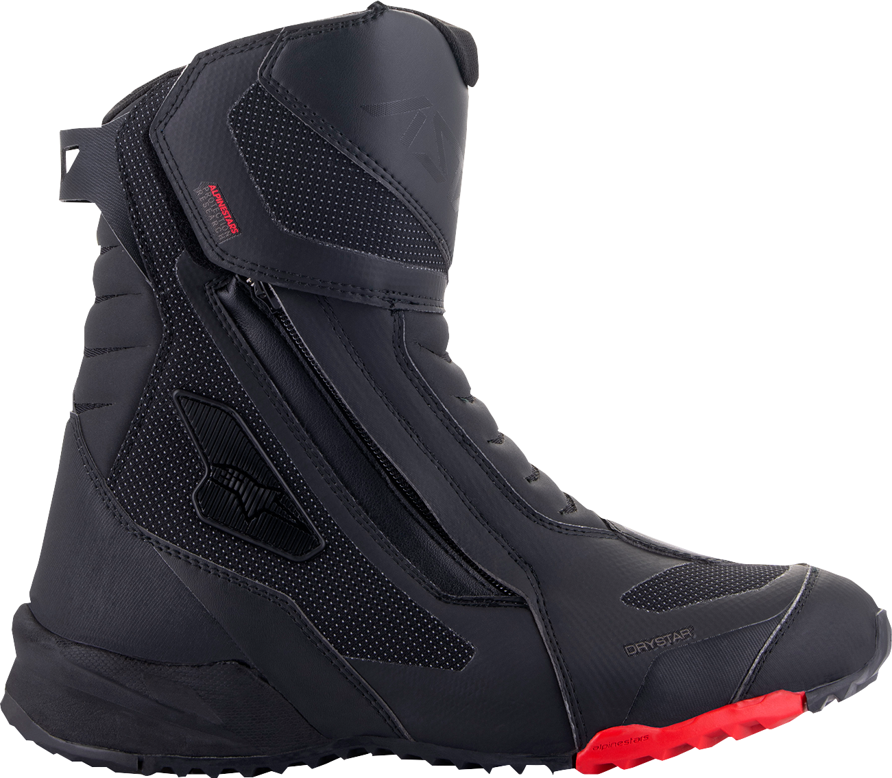 ALPINESTARS RT-7 Drystar® Boots - Black/Red - US 9.5 / EU 44 2443023-13-44