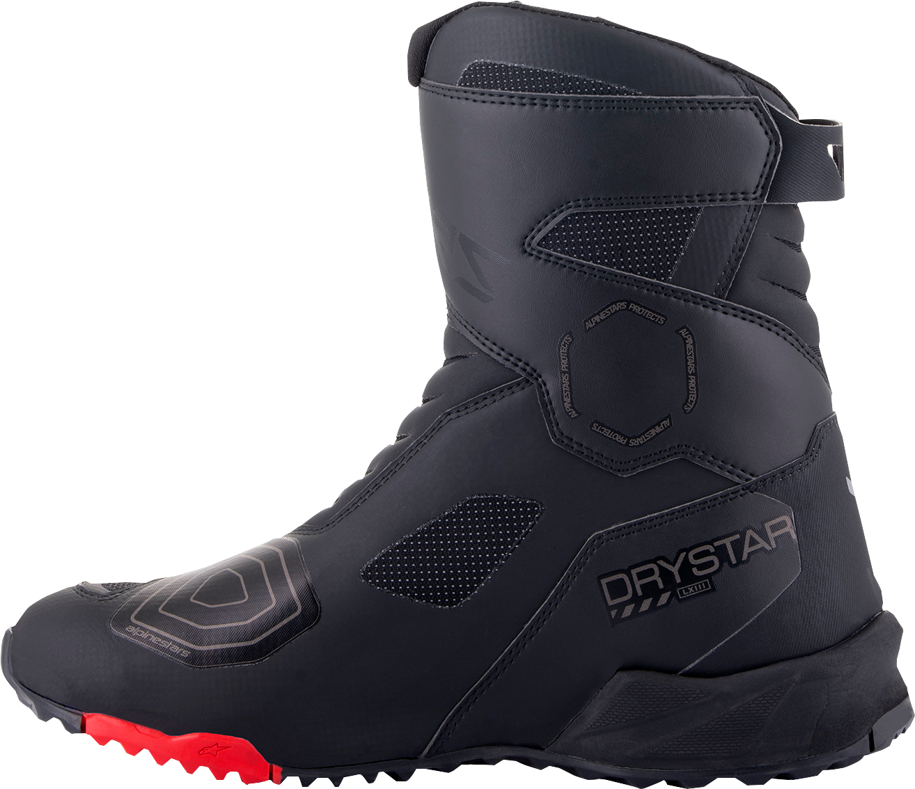 ALPINESTARS RT-7 Drystar® Boots - Black/Red - US 9.5 / EU 44 2443023-13-44