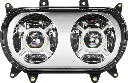 CUSTOM DYNAMICS ProGLOW™ Headlight - Chrome - Road Glide PG-RG-C