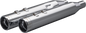 KHROME WERKS 4-1/2" HP-Plus® Slip-On Mufflers - Chrome Klassic Tip 202925