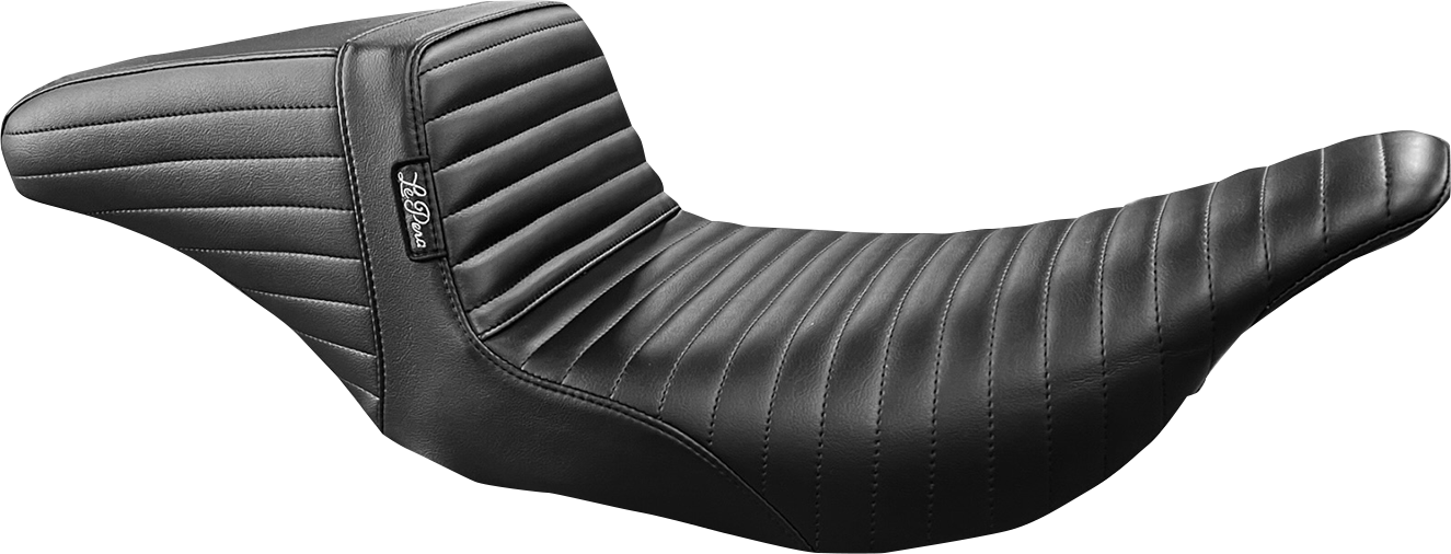 LE PERA Kickflip Seat - Pleated - Black - FL '97-'07 LH-597PT