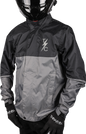 THRASHIN SUPPLY CO. Mission WP Rain Jacket - Black/Gray - Medium TMJ-11-09