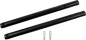 CUSTOM CYCLE ENGINEERING Fork Tube - 43 mm - LH 25" | RH 24-3/4" (+2") - Black DLC 710055