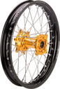 MOOSE OFFROAD Wheel Assembly - SX-1 - Complete - Rear - Black Wheel/Blue Hub - 18x2.15 - Sherco CR-21518BKBU