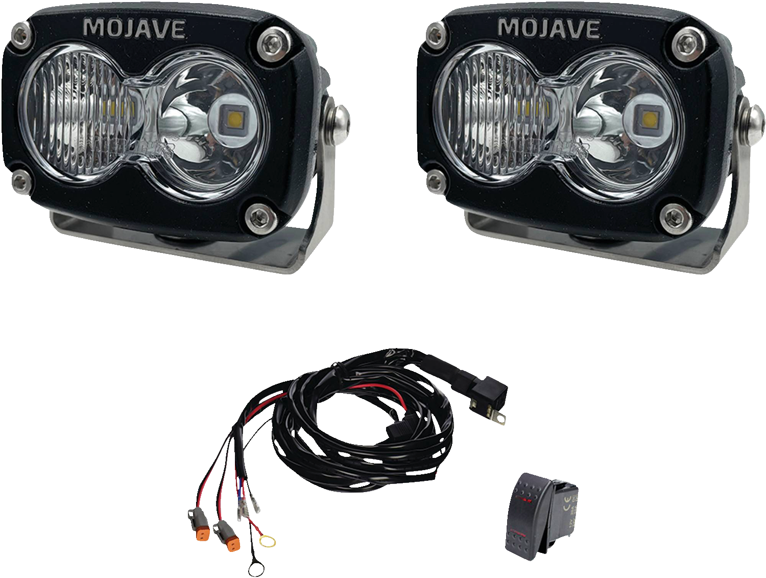 ALL BALLS TLM2X3-KIT LED Racing Light Kit - 2x3 Inches with Waterproof Housing