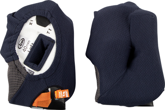 ARAI HELMETS Corsair-X/Quantum-X/Signet-X Cheek Pads - 40 mm 05-5703