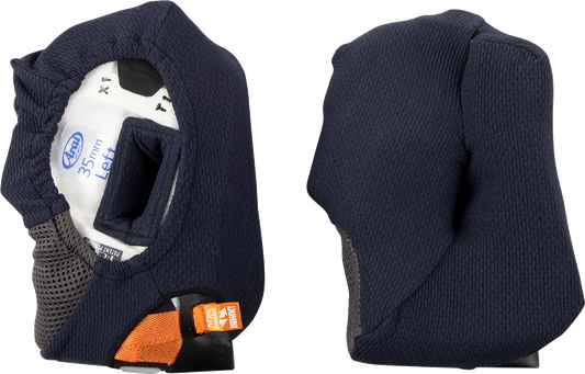 ARAI HELMETS Corsair-X/Quantum-X/Signet-X Cheek Pads - 35 mm 05-5702