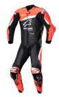 ALPINESTARS GP Plus v4 Leather Suit - Black/Red Fluo/White - US 48 / EU 58 3150523132158