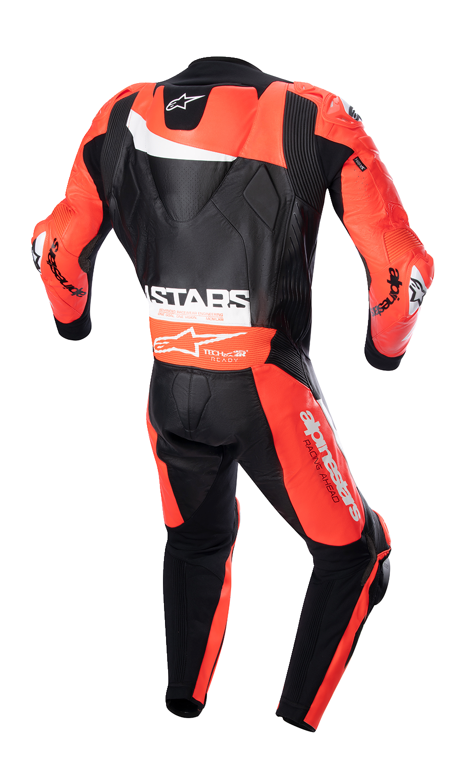 ALPINESTARS GP Plus v4 Leather Suit - Black/Red Fluo/White - US 48 / EU 58 3150523132158