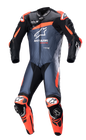 ALPINESTARS GP Plus v4 Leather Suit - Black/Red Fluo/Dark Blue - US 40 / EU 50 3150523135750