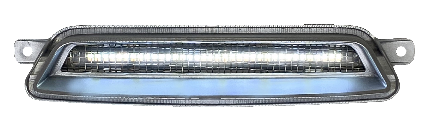 CUSTOM DYNAMICS Fairing Vent Light - LED - Chrome CD-IND-V-C