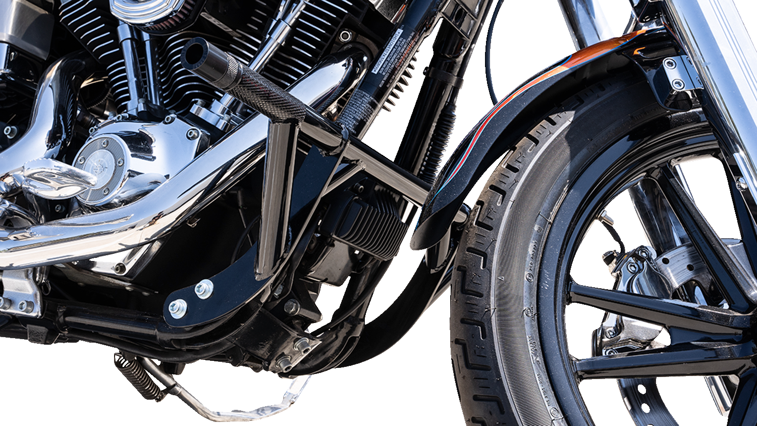 BURLY BRAND Brawler Kit - Black - HD Dyna B10-3010B
