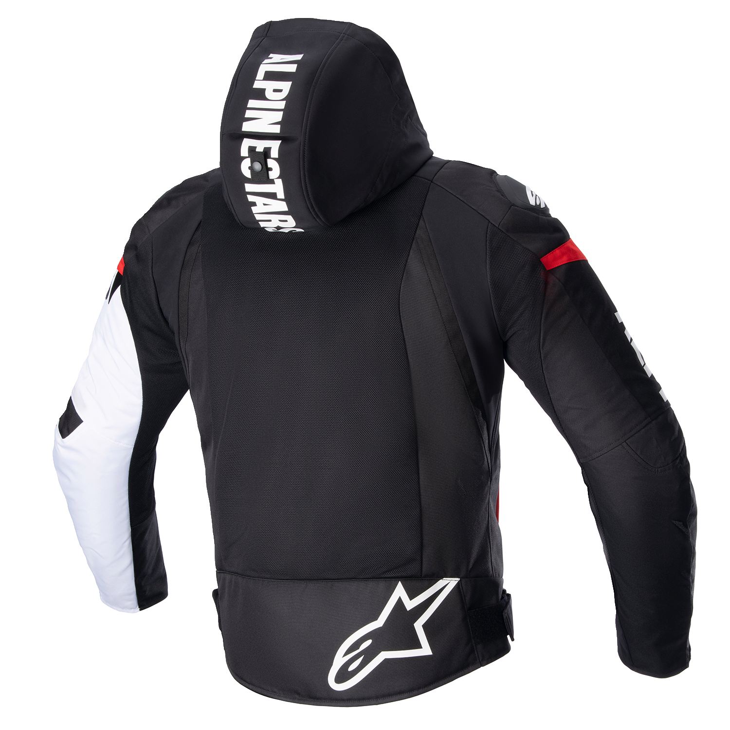 ALPINESTARS Zaca Air Jacket - Black/White/Red Fluo - 2XL 3306423-1231-2X