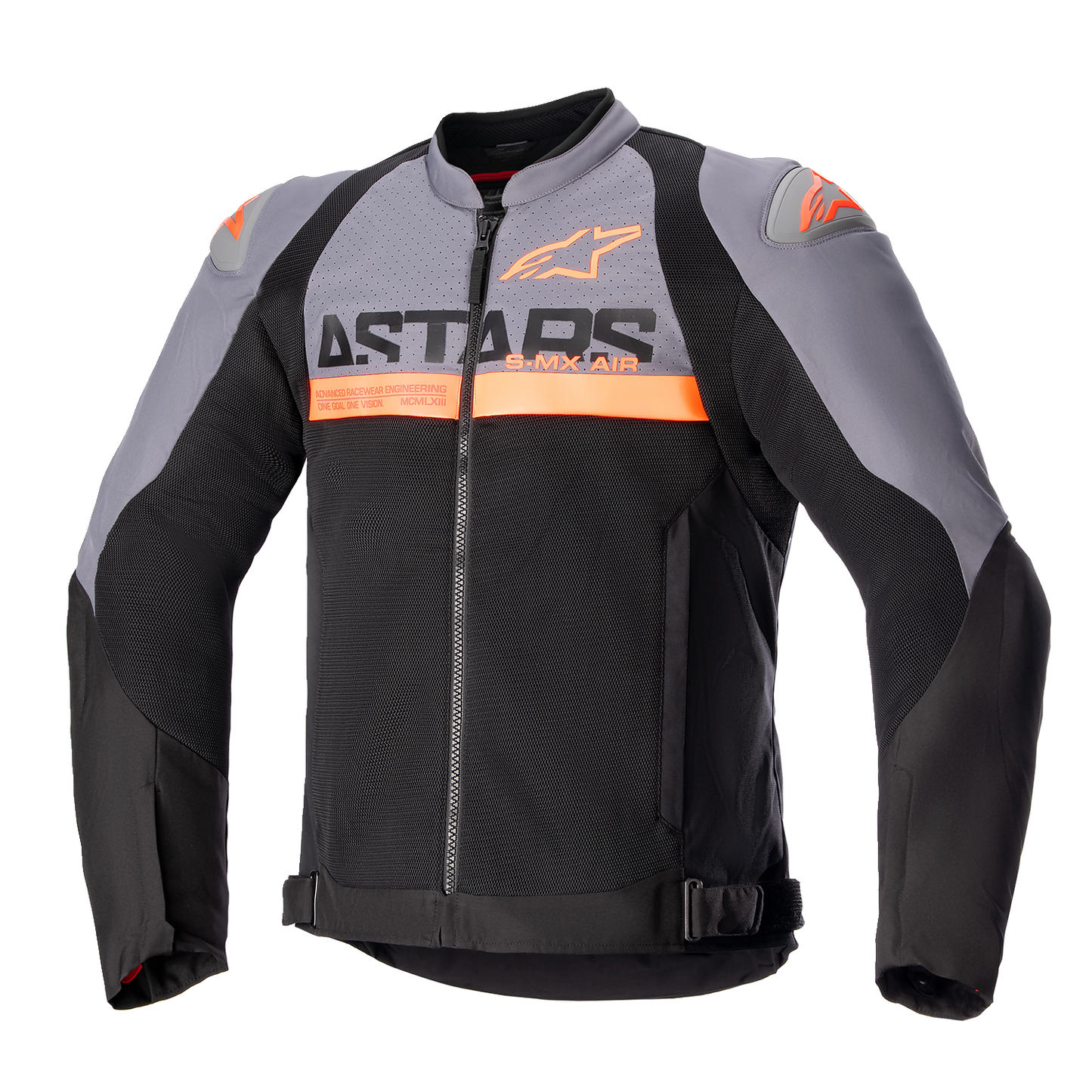 ALPINESTARS SMX Air Jacket - Dark Gray/Black/Orange Fluo - 2XL 3306523-914-2XL