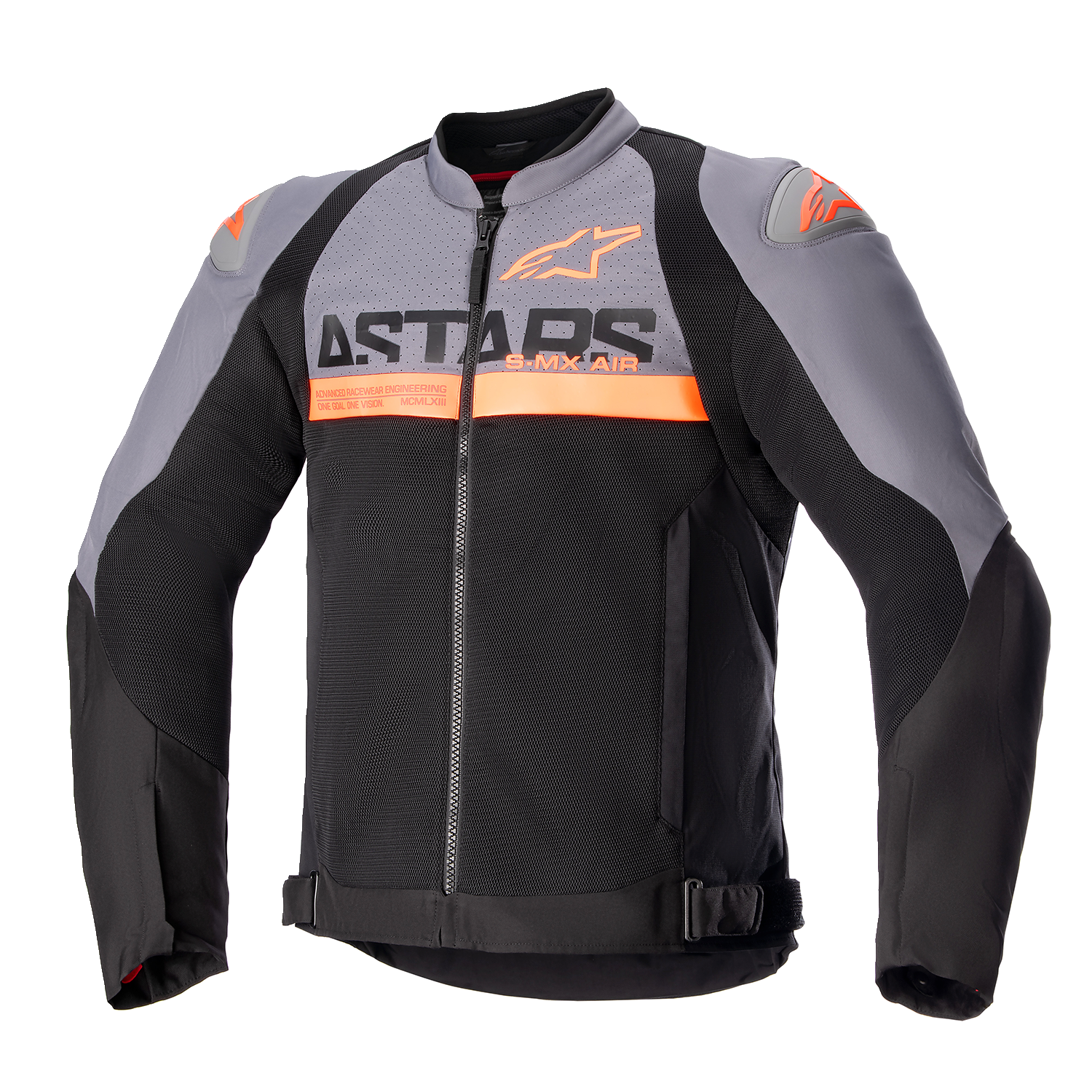 ALPINESTARS SMX Air Jacket - Dark Gray/Black/Orange Fluo - 2XL 3306523-914-2XL