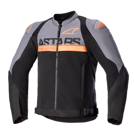 ALPINESTARS SMX Air Jacket - Dark Gray/Black/Orange Fluo - 2XL 3306523-914-2XL
