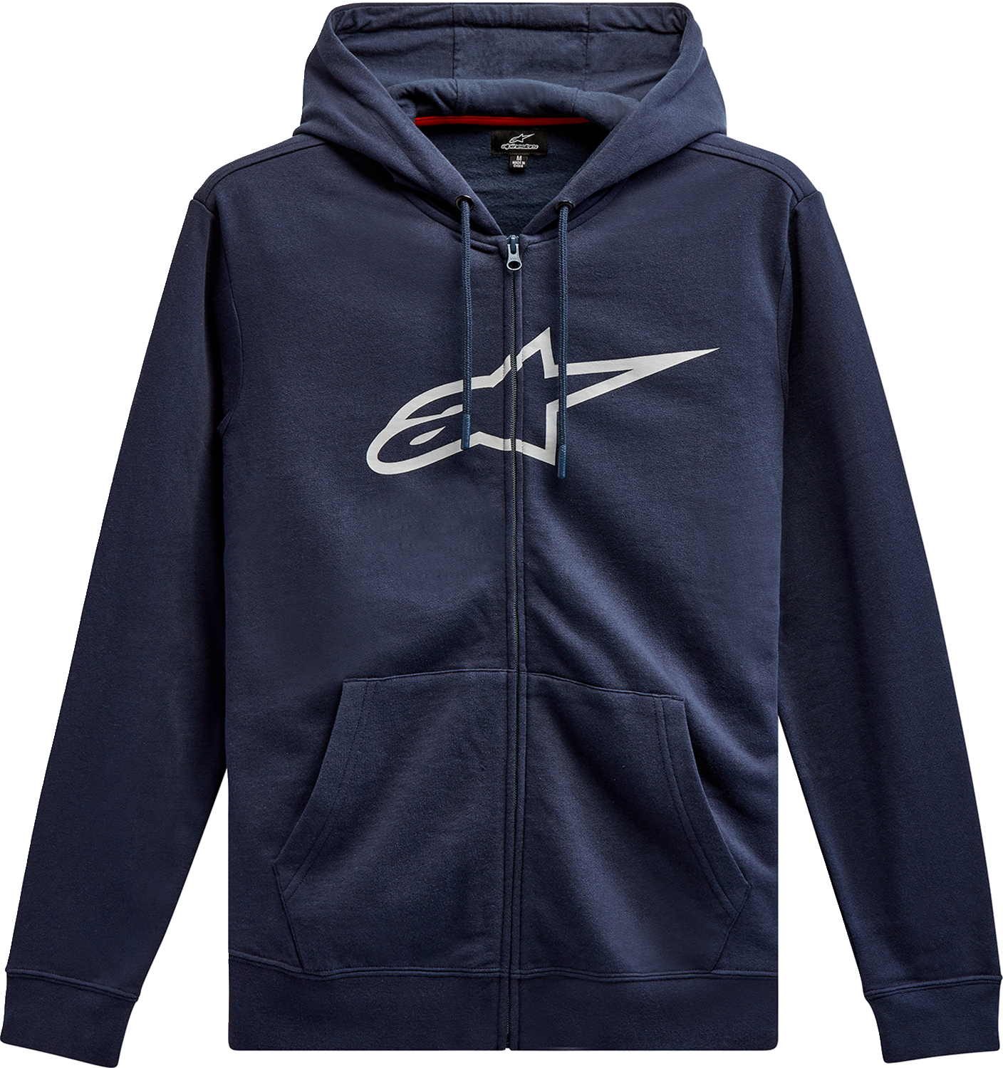 ALPINESTARS Ageless II Zip Hoodie - Navy/Gray - 2XL 10385305270112X