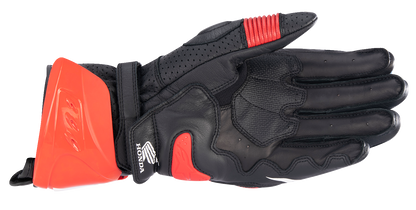 ALPINESTARS Honda GP Pro R3 Gloves - Black/Bright Red/Blue - 2XL 3556223-1317-2X