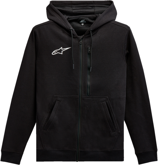 ALPINESTARS Asymmetrical Zip-up Hoodie - Black - Medium 12135103010M
