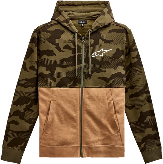 ALPINESTARS Camo Block Hoodie - Military/Sand - 2XL 12135105069232X