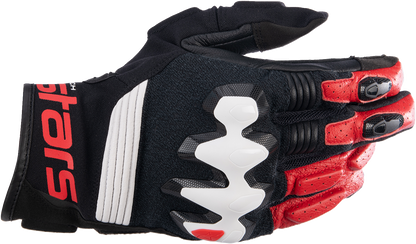 ALPINESTARS Halo Gloves - Black/White/Bright Red - 3XL 3504822-1304-3X