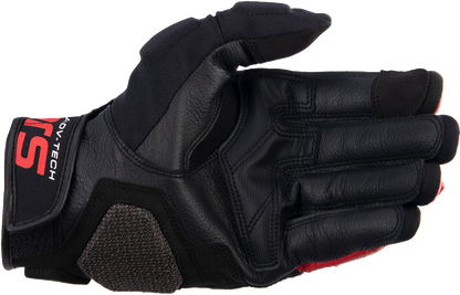 ALPINESTARS Halo Gloves - Black/White/Bright Red - 3XL 3504822-1304-3X