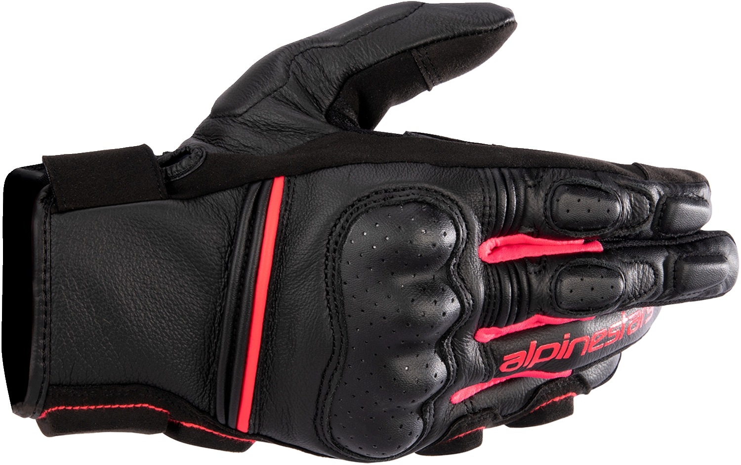 ALPINESTARS Stella Phenom Gloves - Black/Diva Pink - XS 3591723-1839-XS
