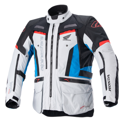 ALPINESTARS Honda Bogotà Pro Drystar® Jacket - Gray/Black/Red/Blue - Medium 3206723-9173-M