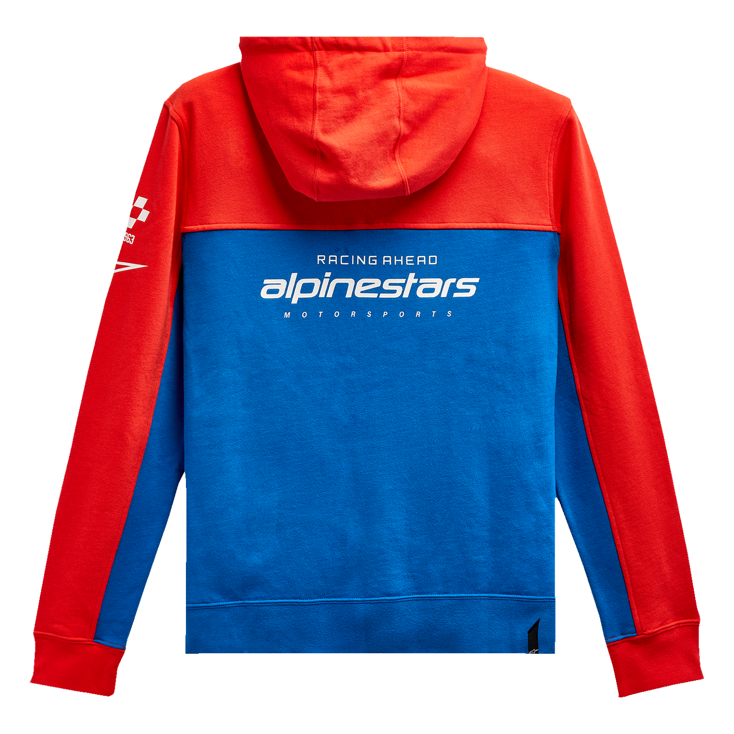 ALPINESTARS H Block Hoodie - Warm Red/Bright Blue - Medium 1213510703171M