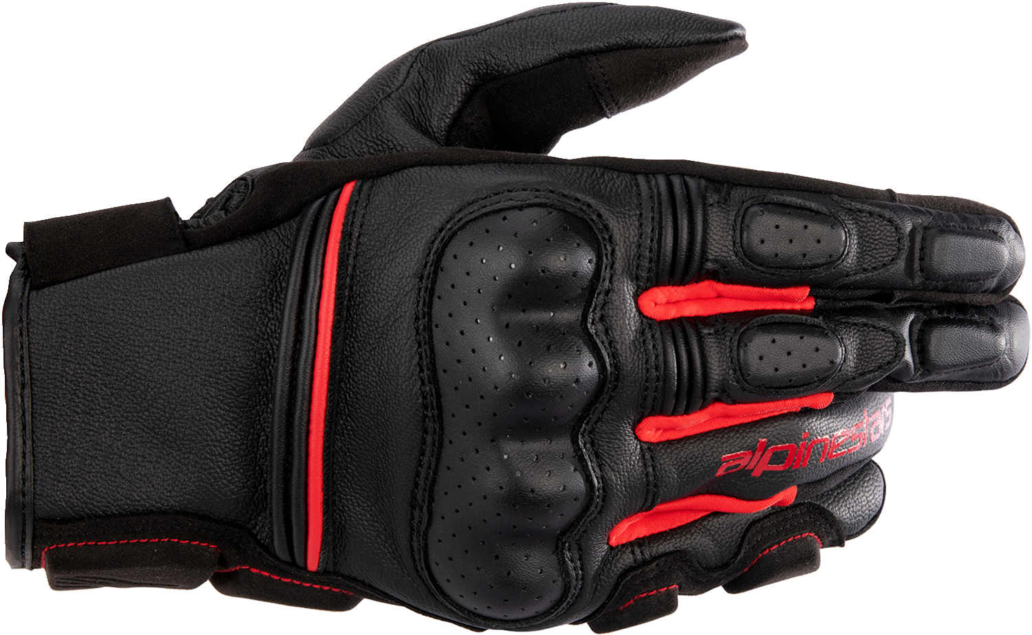 ALPINESTARS Phenom Gloves - Black/Bright Red - Large 3501723-1303-L