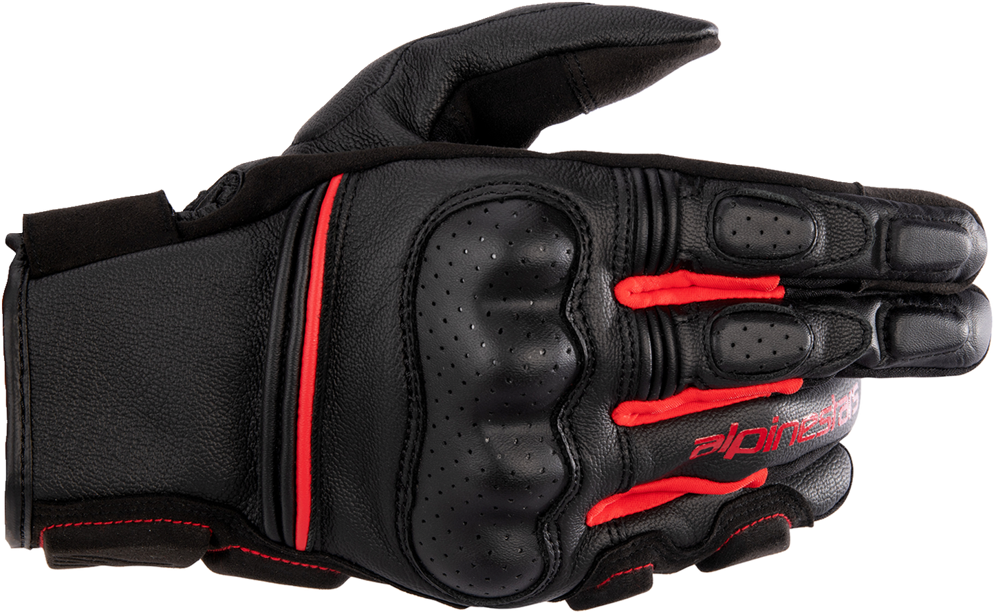 ALPINESTARS Phenom Gloves - Black/Bright Red - XL 3501723-1303-XL