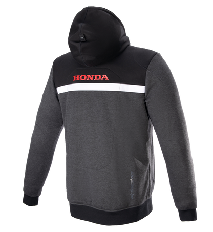 ALPINESTARS Honda Chrome Street Hoodie - Black/Gray/Red - 2XL 4201323-1908-2X