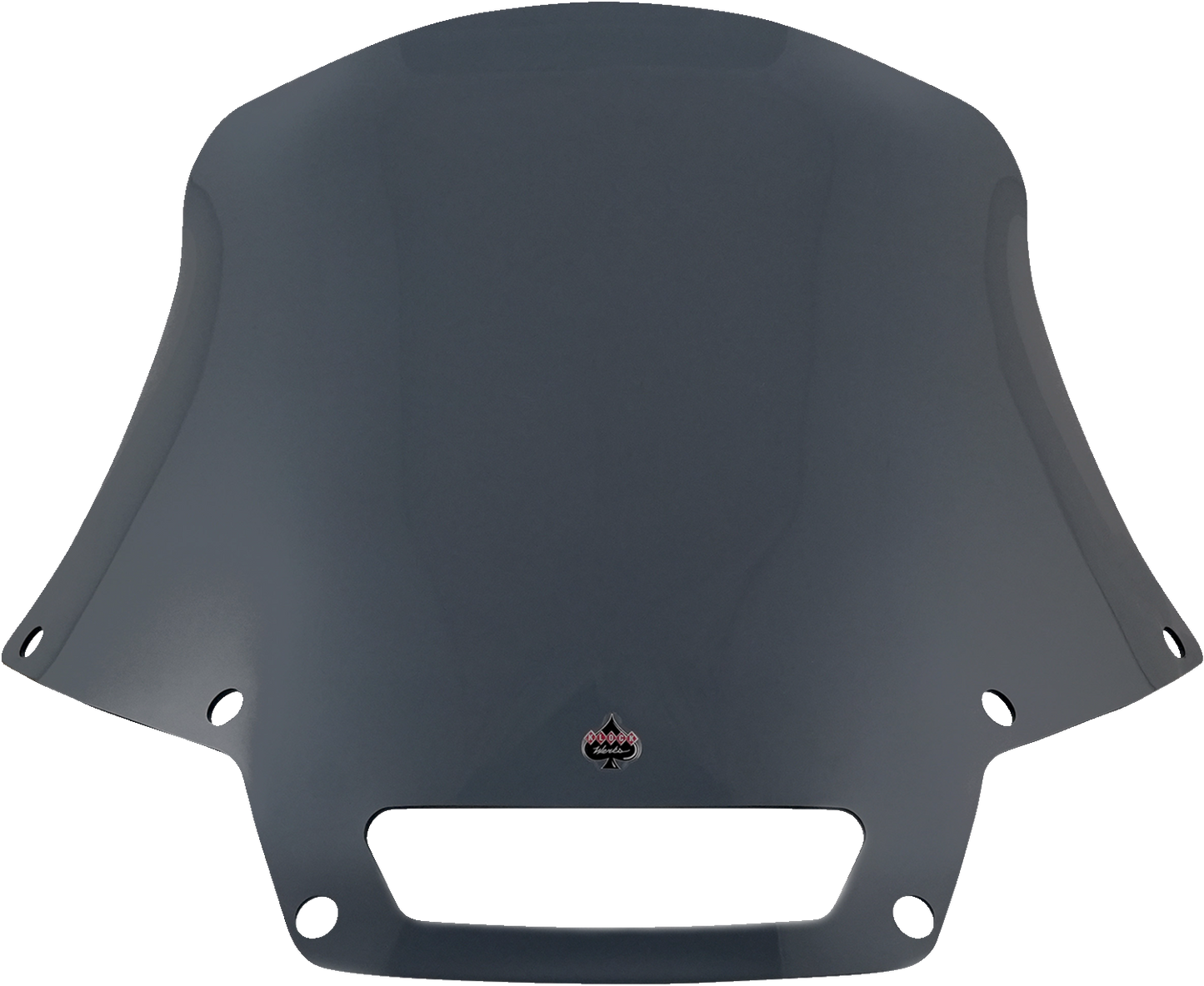 KLOCK WERKS Flare® Windshield - 10" - Dark Smoke - FXLRST KWW-02-0611-DS