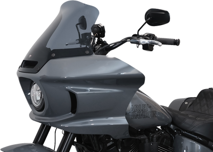 KLOCK WERKS Flare® Windshield - 10" - Dark Smoke - FXLRST KWW-02-0611-DS