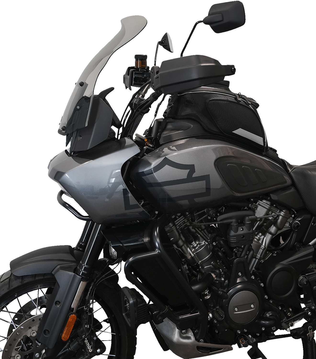 KLOCK WERKS Flare® Windshield - 15-1/2" - Tint - '21-'25 Pan America KWW-03-0001-T