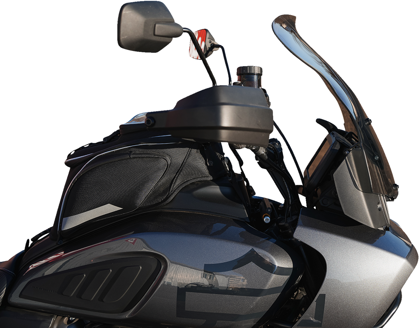 KLOCK WERKS Flare® Windshield - 15-1/2" - Tint - '21-'25 Pan America KWW-03-0001-T