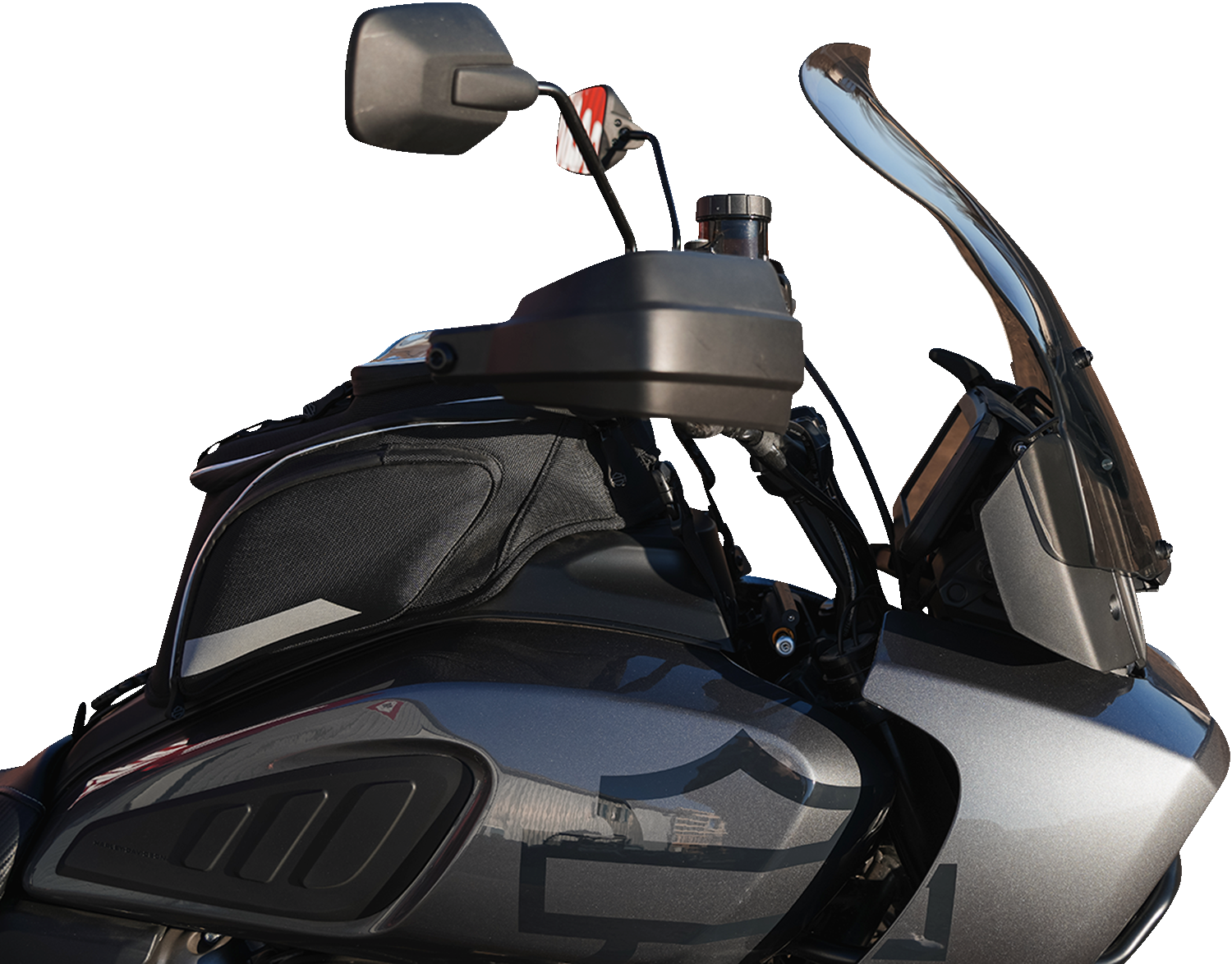 KLOCK WERKS Flare® Windshield - 15-1/2" - Tint - '21-'25 Pan America KWW-03-0001-T