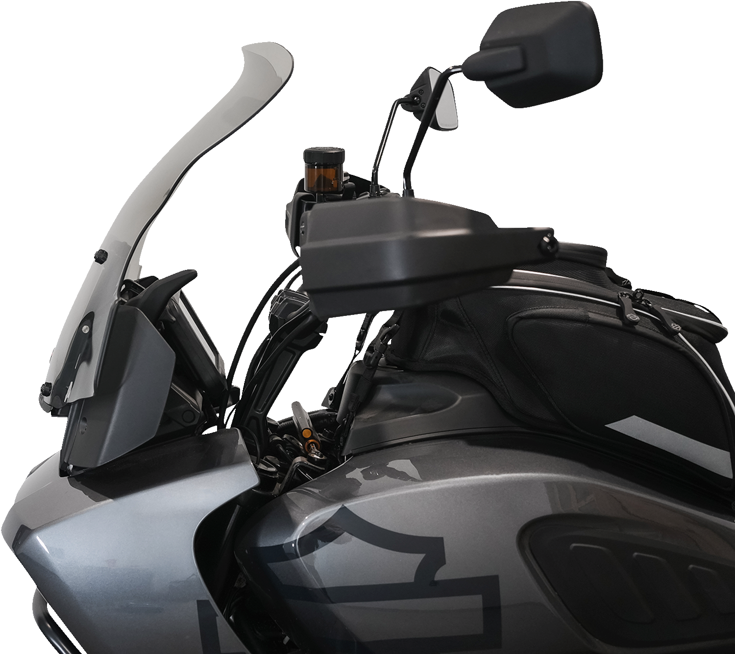 KLOCK WERKS Flare® Windshield - 15-1/2" - Tint - '21-'25 Pan America KWW-03-0001-T