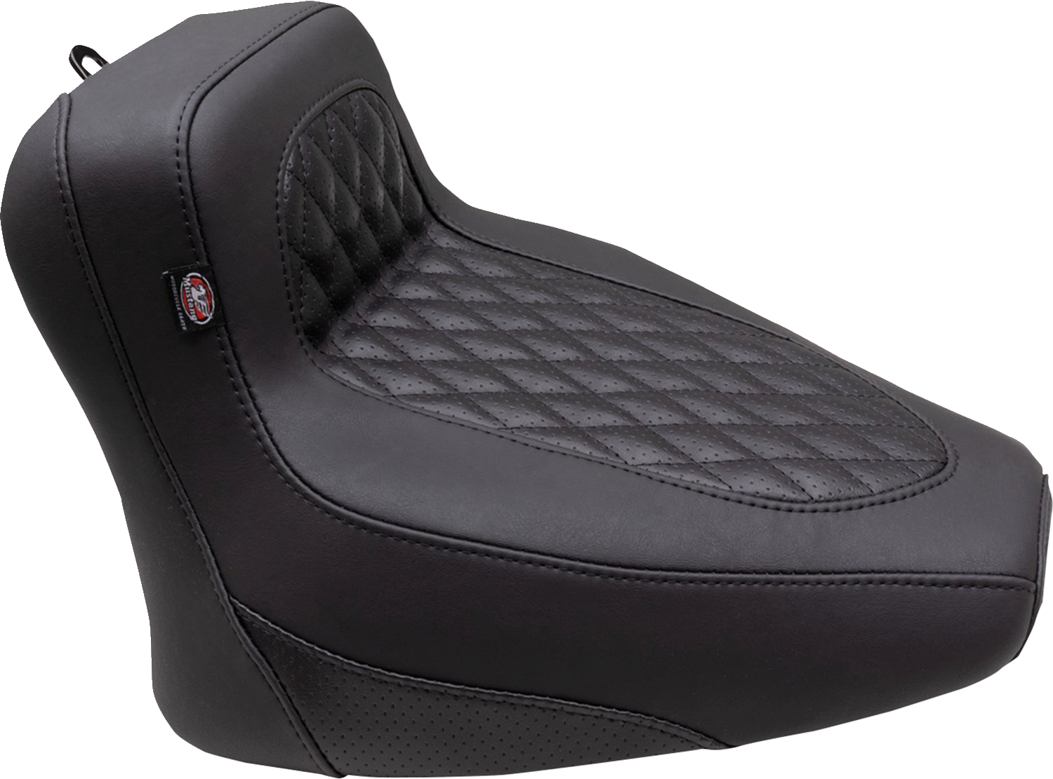 MUSTANG Squareback Seat - Solo - Black - Diamond Stitch - Chief '22-'24 88201