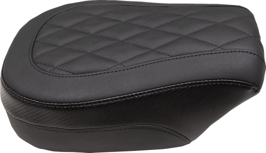 MUSTANG Solo Touring Seat - Passenger - Black - Diamond Stich - Chief '22-'23 88204